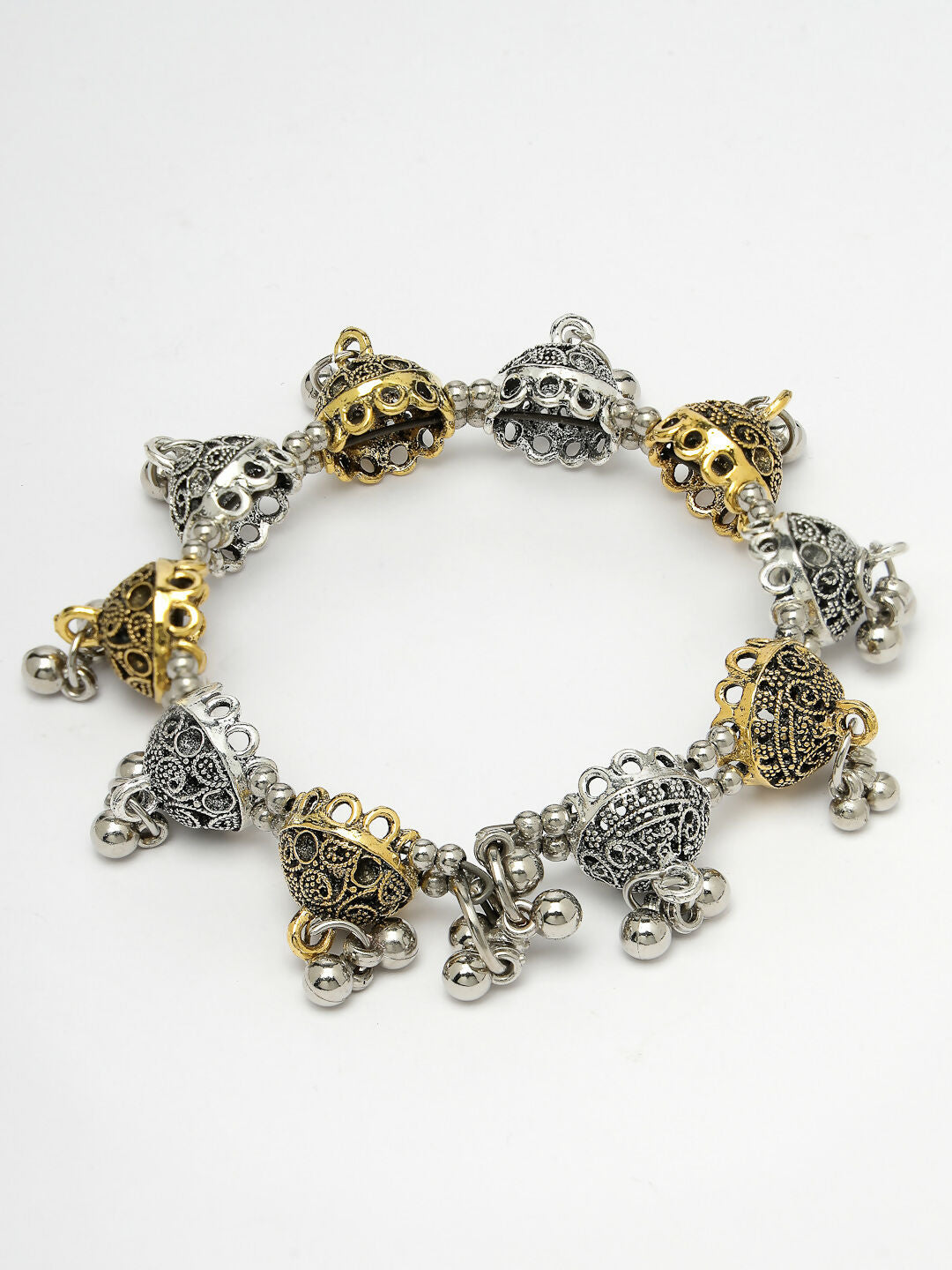 NVR Women's Gold Plated Stylish Latest Design Multicolor Bracelet - Distacart