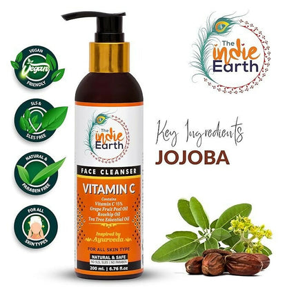 The Indie Earth Vitamin C Face Cleanser - Distacart
