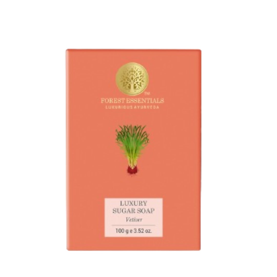 Forest Essentials Luxury Sugar Soap Vetiver - Distacart