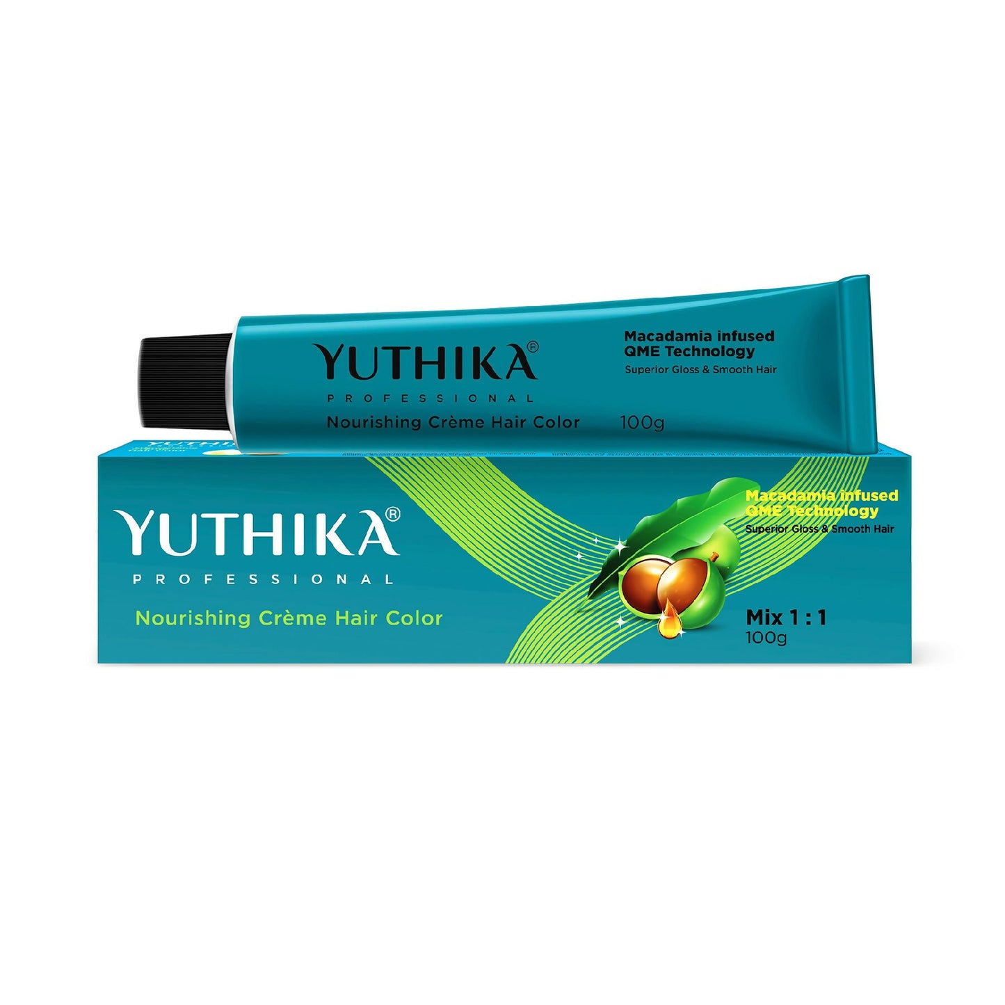 Yuthika Professional Creme Hair Colour - Chocolate Brown - Distacart