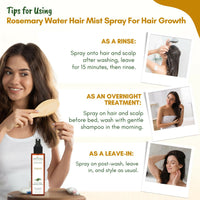 Thumbnail for Mystiq Living Rosemary Water for Hair Growth - Hair Mist Spray