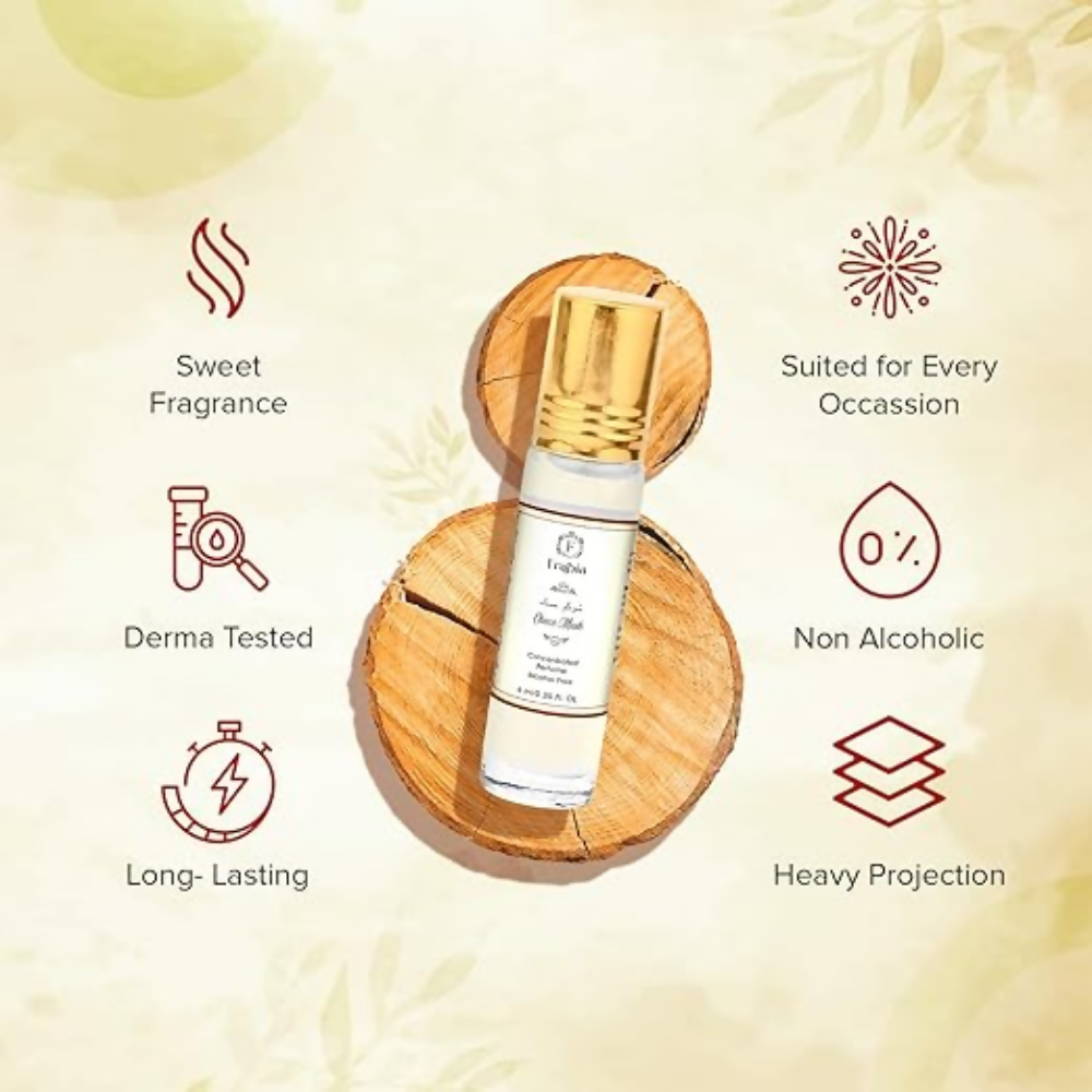 Frabia Choco Musk Long Lasting Roll On Perfume for Men and Women - Dista