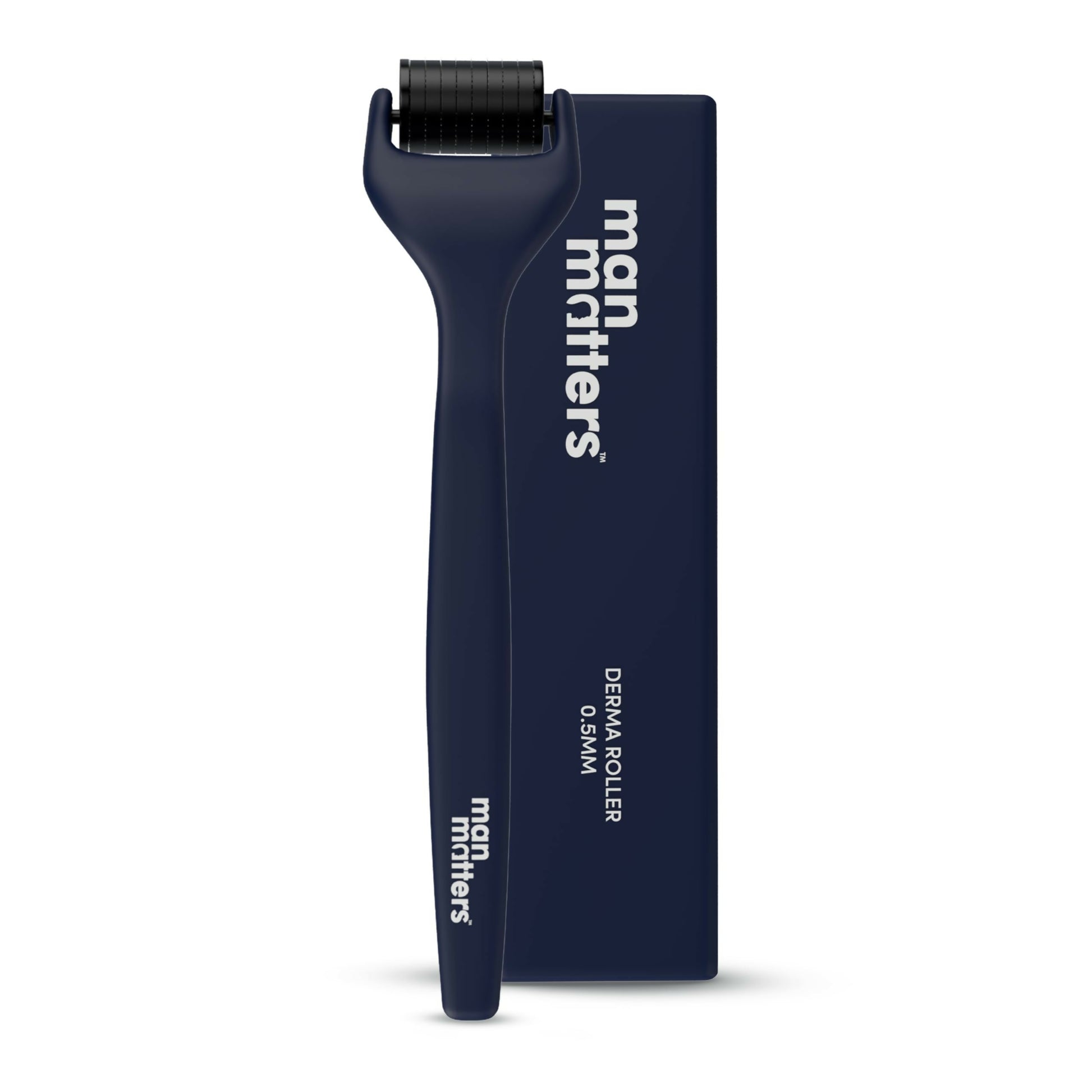 Man Matters Advance Derma Roller For Hair & Beard - 540 Micro 0.5mm Titanium Alloy Needles - Distacart