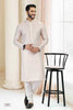 Raivat Ethnic Cotton Thread Work Kurta Pajama In Yellow Colour - Dista