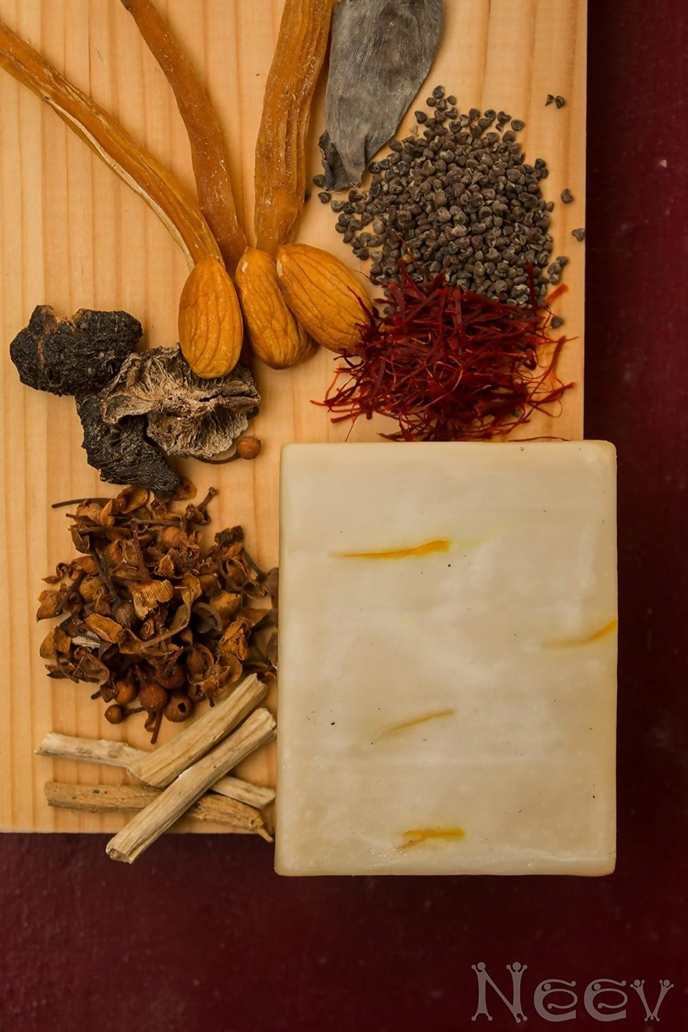 Neev Herbal Handmade Soap Kesar Badam Soap For A Royal Glow - Distacart