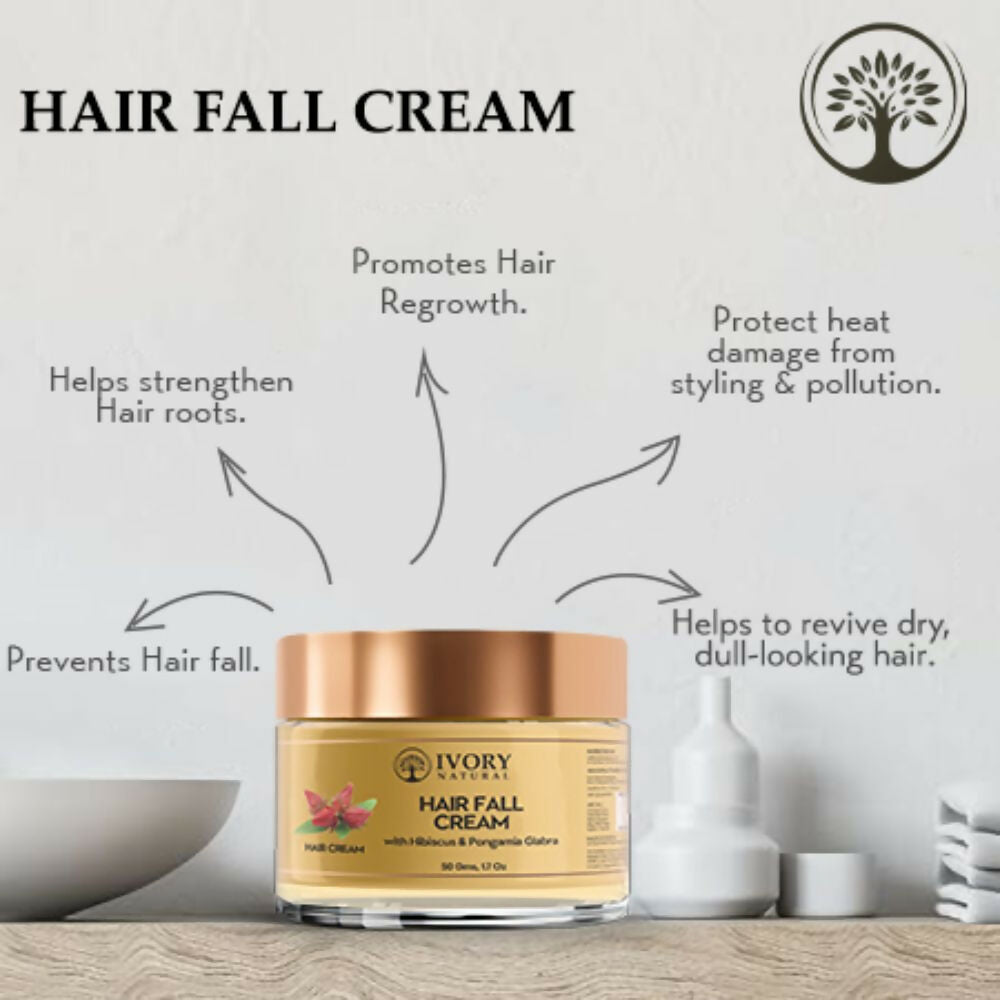 Ivory Natural Hair Fall Cream For Hair Fall & Less Hair Control - Distacart