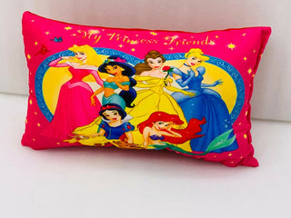 Unique Fashion Microfibre Filled Cushion For Kids - My Princess Friends - Distacart