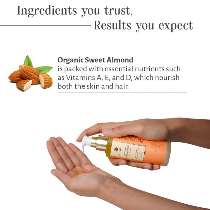 Shankara by Sri Sri Tattva Organic Sweet Almond Oil - Distacart