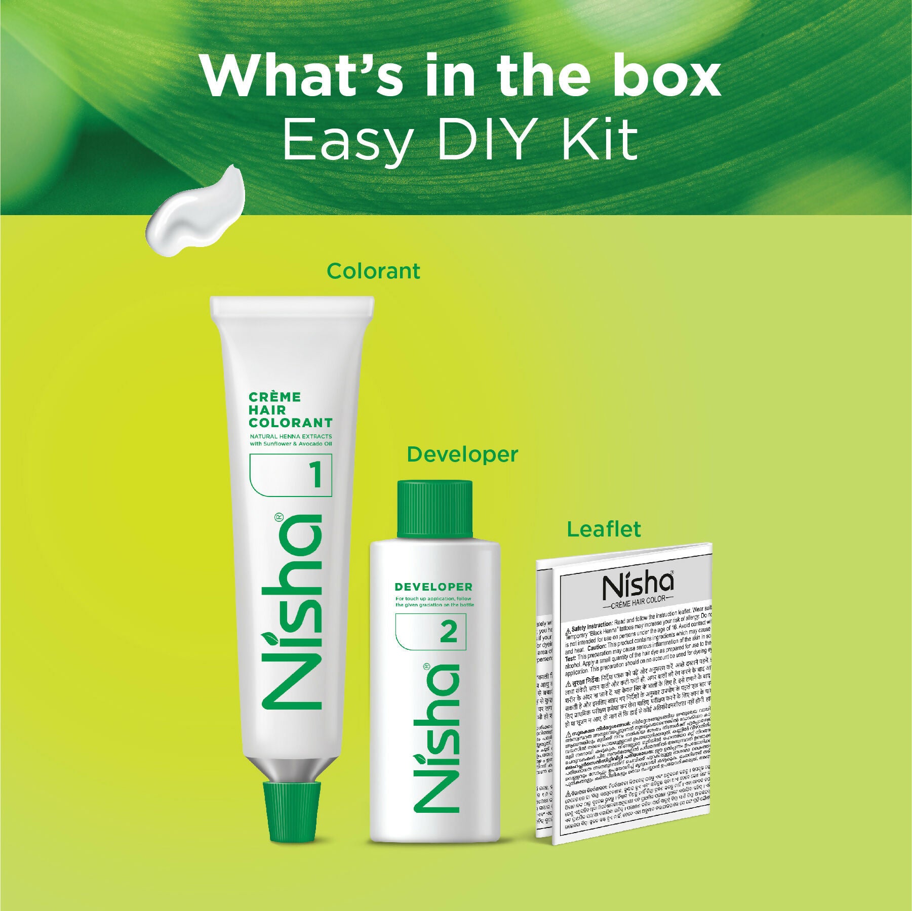 Nisha Creme Hair Color for Women & Men - Original Black - Distacart