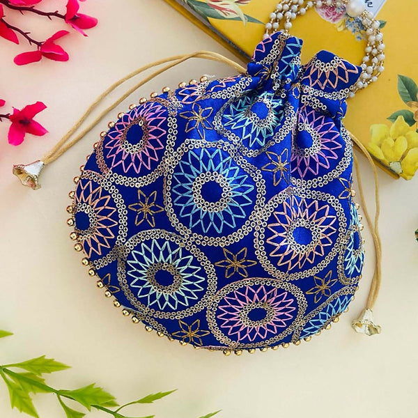 Joban Fashion Potli Bags - Blue