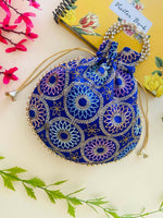 Thumbnail for Joban Fashion Potli Bags - Blue