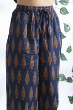 Thumbnail for Breathables Blue Butta Cotton Kurta & Pant Co-Ord Set - Dista