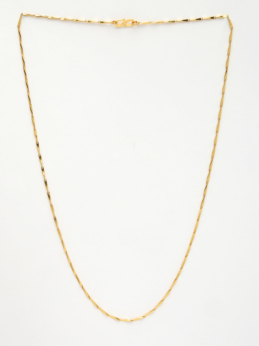 NVR Women's Gold-Polished Minimal Chain - Distacart