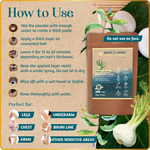 Thumbnail for Roots and Herbs Neem and Fennel Depilatory Ubtan for Hair Removal - Distacart