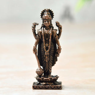 Copper Idols India - By Bhimonee Decor , Copper Vishnu Idol - Distacart