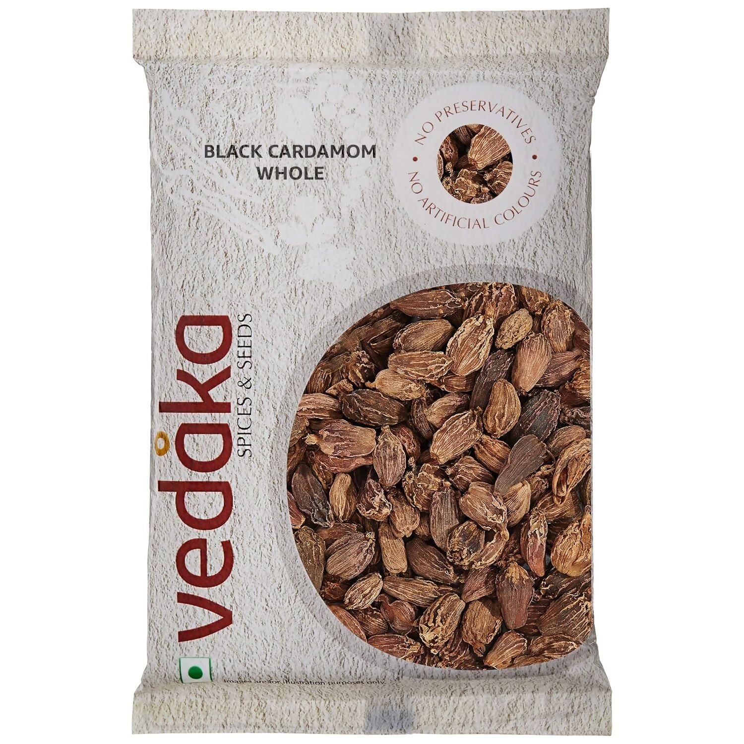 Vedaka Whole Black Cardamom - Distacart