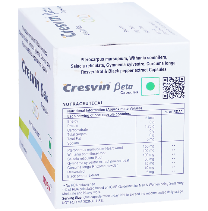 Apex Cresvin Beta Capsules