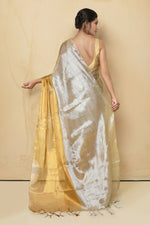 Thumbnail for Joban Fashion Light Beige Tissue Saree