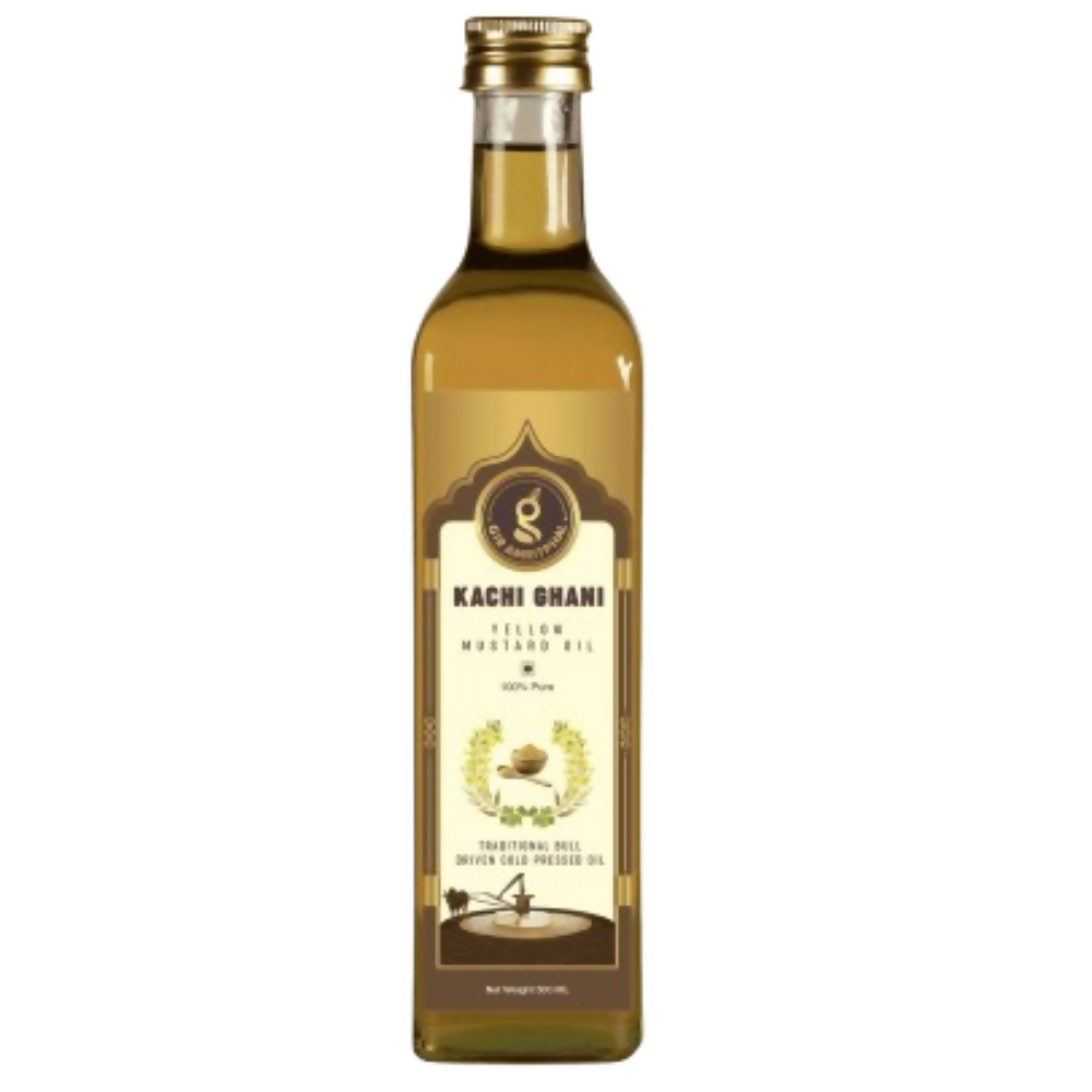 Giramritphal Kachi Ghani Cold Pressed Yellow Mustard Oil - Distacart