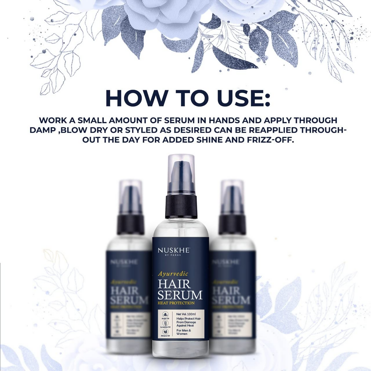 Nuskhe By Paras Hair Serum For Heat Protection - Distacart