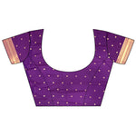 Thumbnail for Joban Fashion Purple Banarasi Soft Silk Woven Saree
