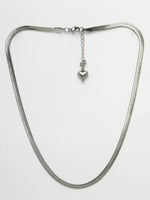 Thumbnail for NVR Women's Set of 2 Silver & Gold Rhodium-Plated Minimal Chain - Distacart
