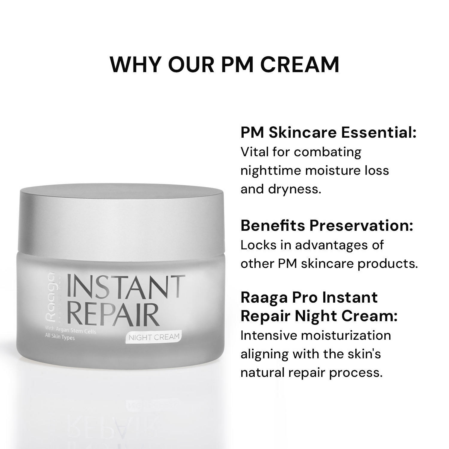 Raaga Professional Instant Repair Night Cream - Distacart