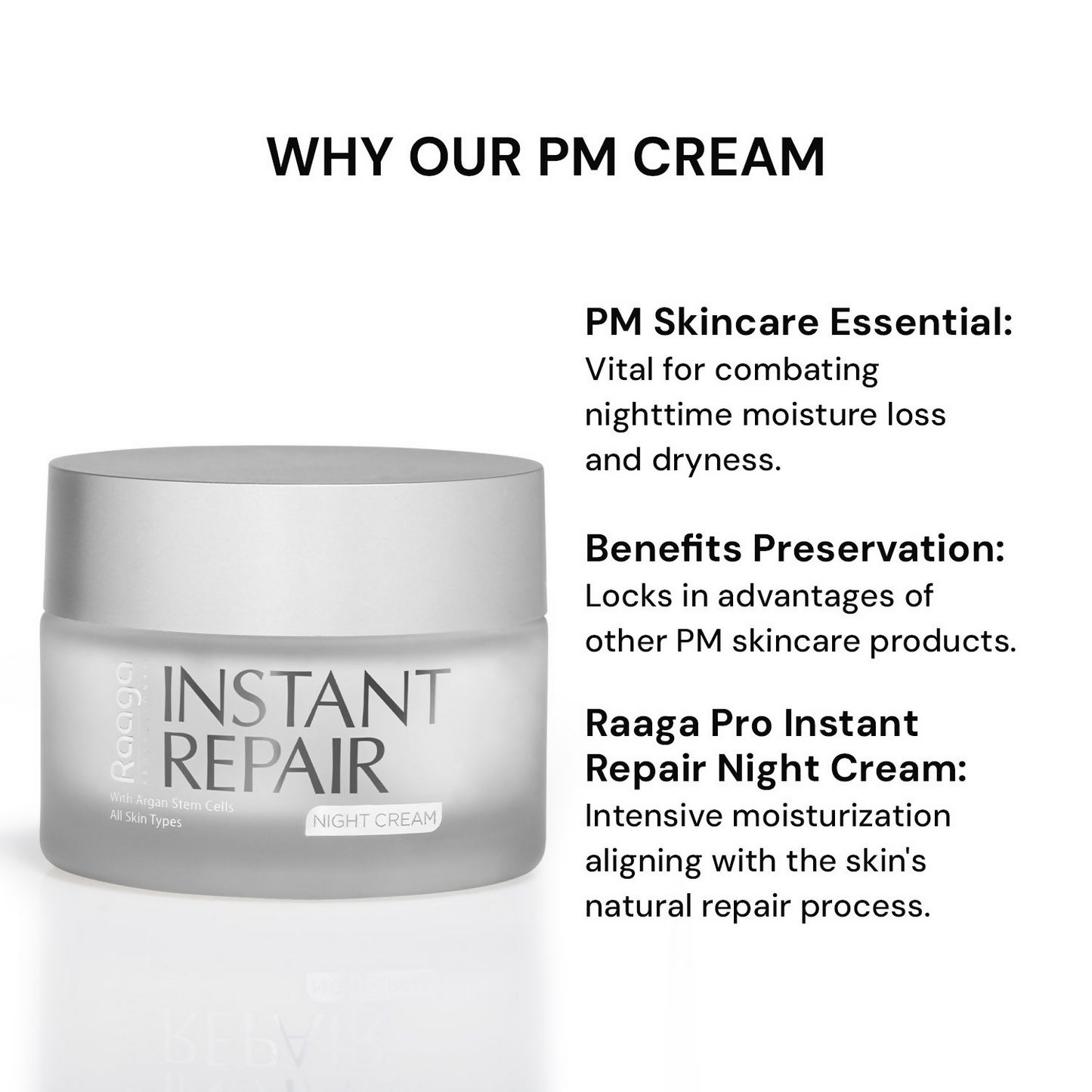 Raaga Professional Instant Repair Night Cream - Distacart