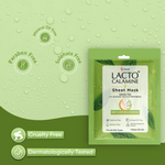 Thumbnail for Lacto Calamine Green Tea Face Sheet Mask