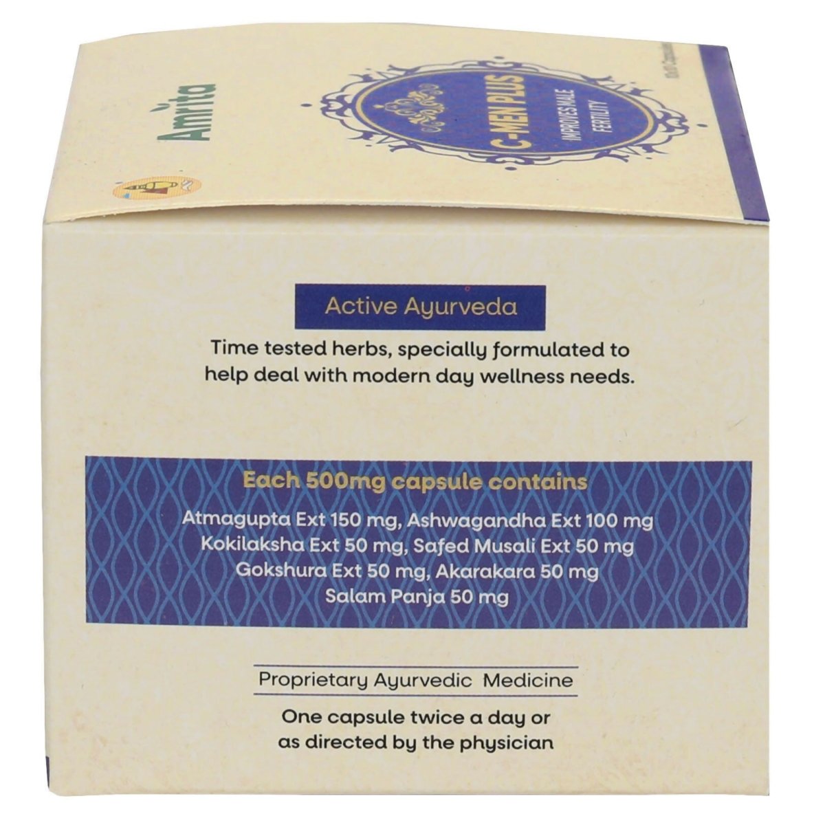 Amrita C- Men Plus Capsules - Distacart