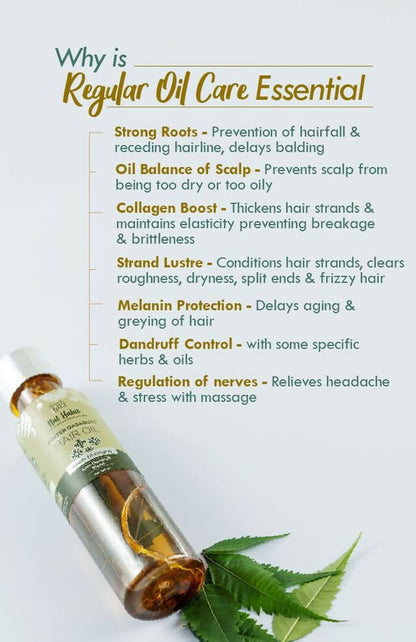 Nat Habit Neem Bhringraj Winter Hair Oil - Distacart