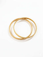 Thumbnail for NVR Women Set of 4 Gold Plated Handcrafted CZ Studded Bangle - Distacart