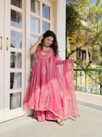 Thumbnail for Teeya Creation New Womens Trendy Embroidery Sequence Work Kurta Set - Dista