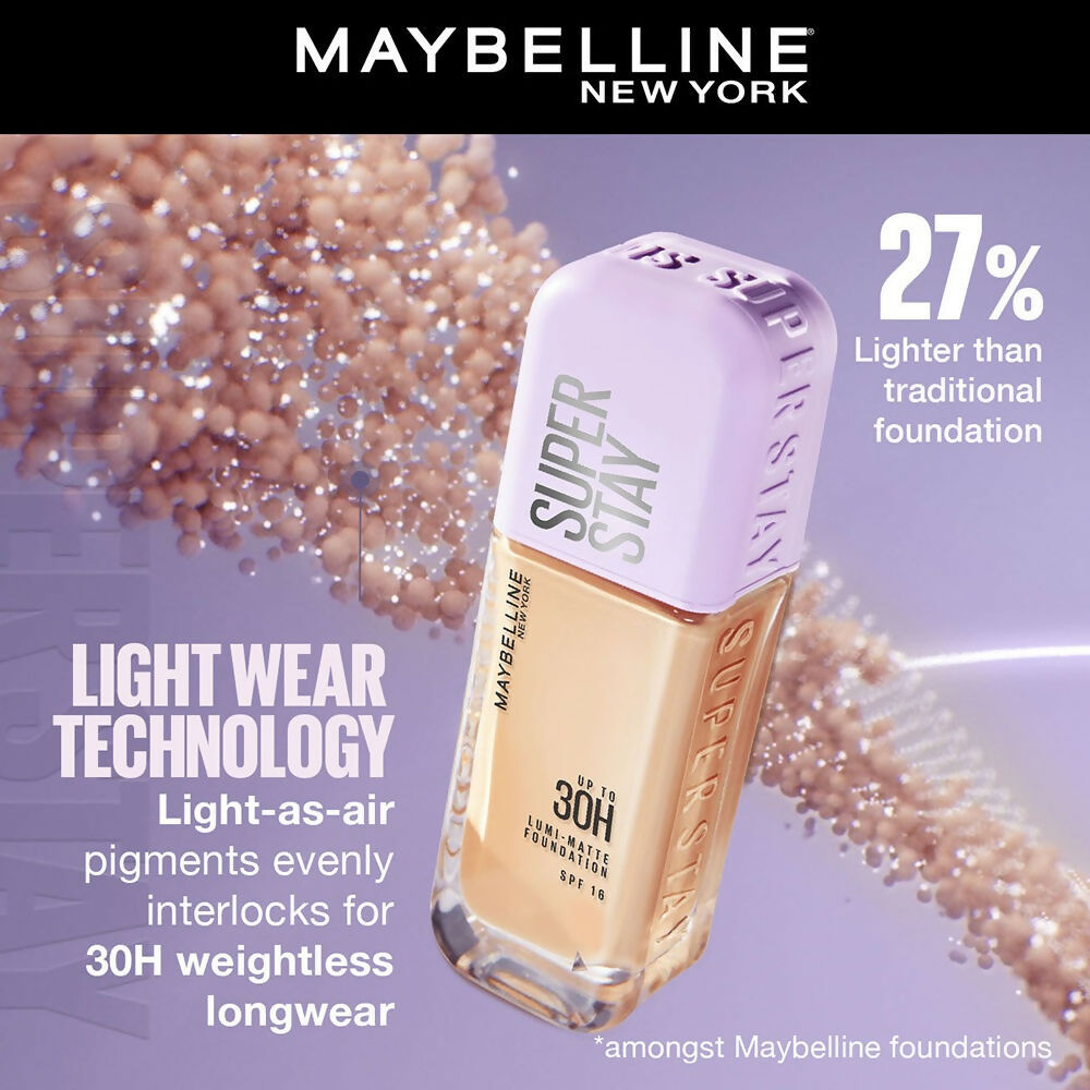 Maybelline New York Super Stay Lumi-Matte Liquid Foundation - 125 - Distacart