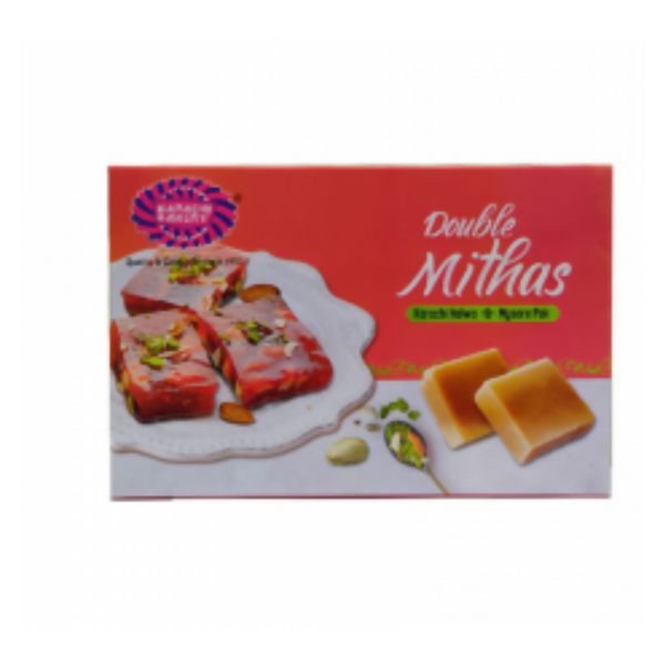 Karachi Bakery Double Mithas [Karachi Halwa & Mysore Pak] - Distacart
