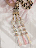 Thumbnail for Ruby Raang Colorful Mirror Work Parandi - Distacart