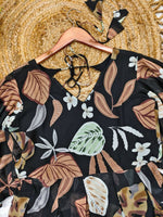 Thumbnail for Preksha Creation Indian Festival Fox Georgette Women Black Maxi Dress - Distacart