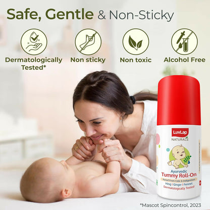 LuvLap Naturals Baby Tummy Roll On Oil - Distacart
