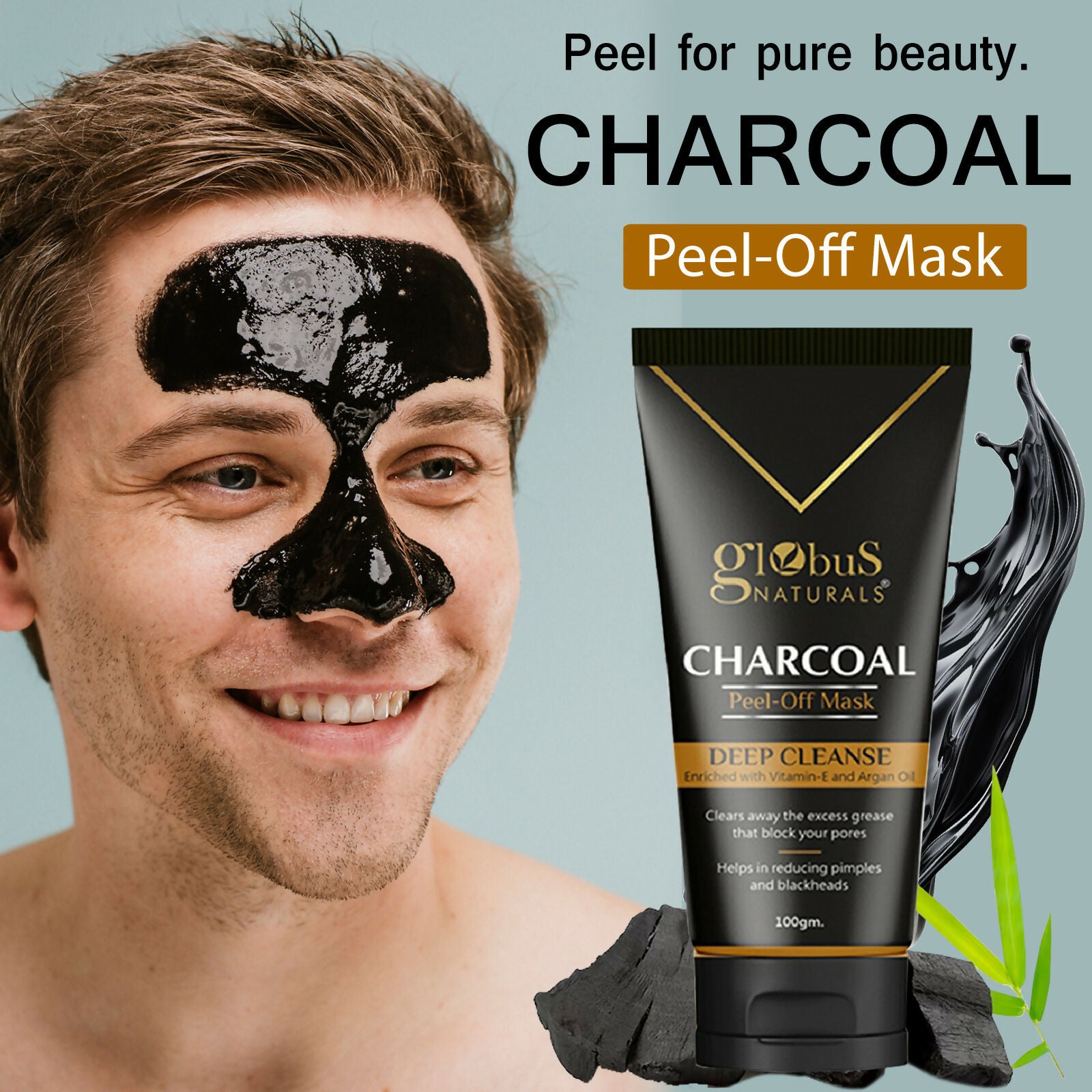Globus Naturals Charcoal Peel Off Mask
