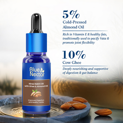 Blue Nectar Niraa Nabhi Oil with Almond Oil - Distacart