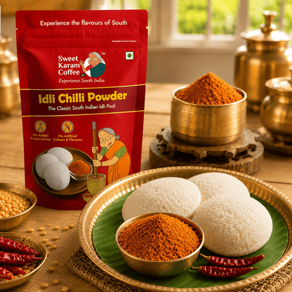 Sweet Karam Coffee Idli Powder (Chilli Gun Powder) - Dista