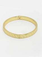 Thumbnail for NVR Men's Set of 2 Gold & Black Rhodium-Plated Stainless Steel Kada Bracelet - Distacart