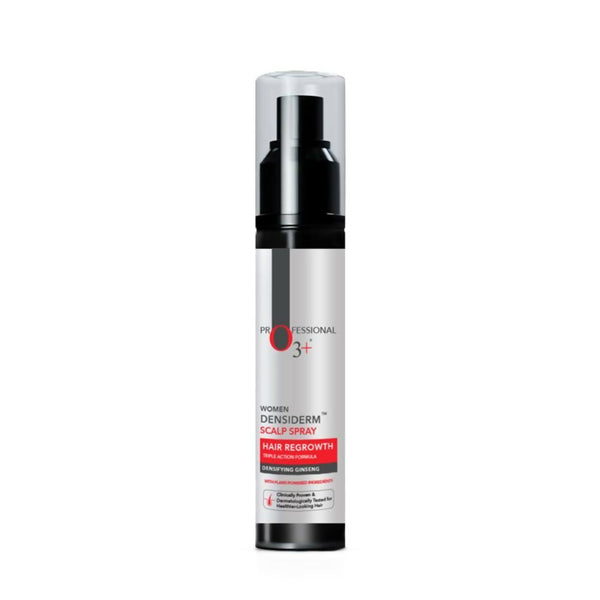 Professional O3+ Women Densiderm Hair Growth Scalp Serum Spray For Anti Hair Loss With Ginseng - Distacart
