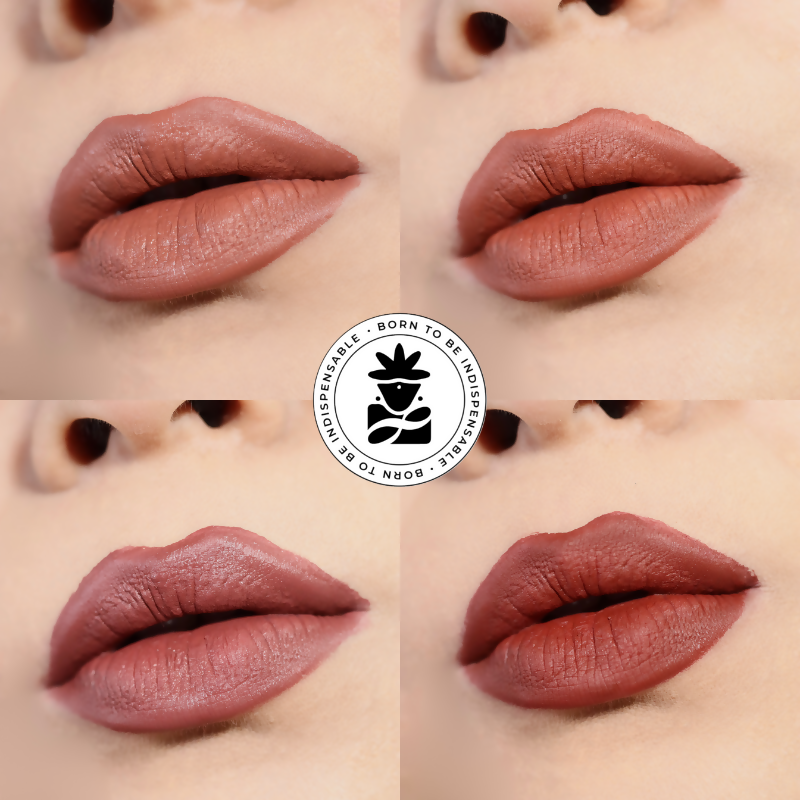 BOBI 4 in1 Lip Kiss Stacker Brown Beauty Liquid Lipstick - Dista