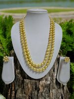 Thumbnail for Inhanns Everyday Workwear Pearl Set (Double Layered Pearls) - Yellow - Distacart