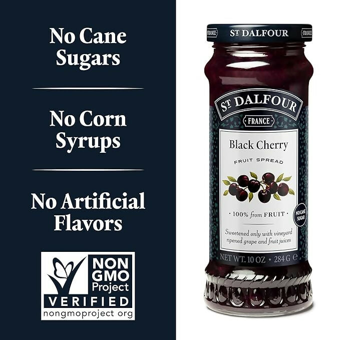 ST. DALFOUR Black Cherry Fruit Spread - Dista
