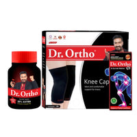 Thumbnail for Dr. Ortho Ayurvedic Oil, Capsules & Knee Cap Combo - Distacart