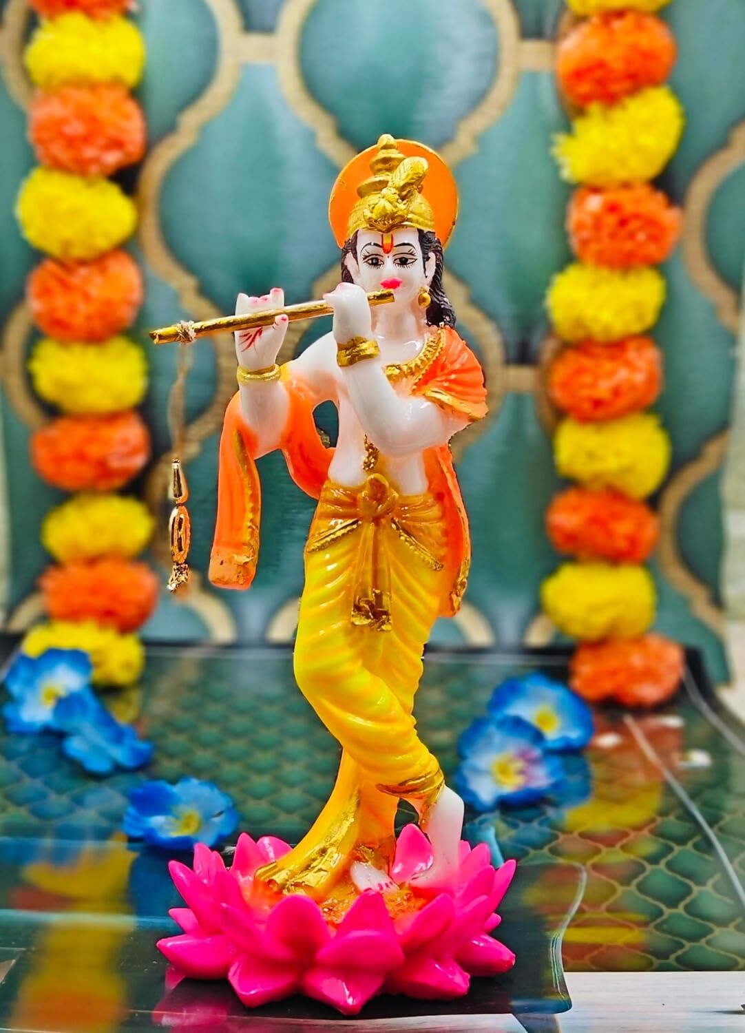 SN Handicrafts Standing Krishna Statue Idol - Distacart