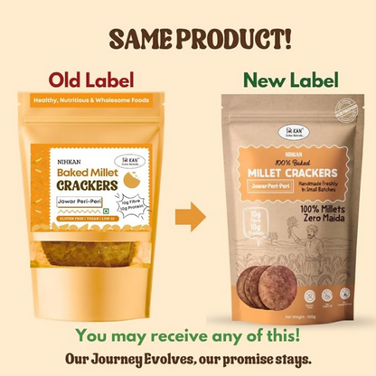 NIHKAN Jowar Millet Crackers - Dista