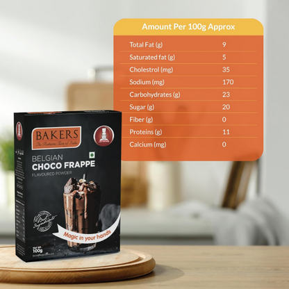 BAKERS Belgian Choco Frappe Powder - Dista